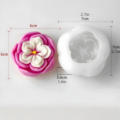 Molde silicona flor sakura