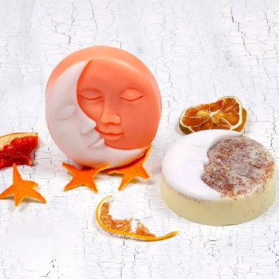 Molde silicona fases de la luna X4