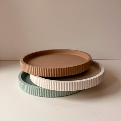 Molde silicona bandeja circular grande 