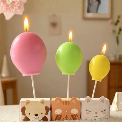 Molde silicona 6 globos 