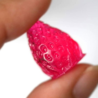 Molde silicona mini frutillas x4