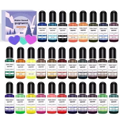 Set X3 colorantes liquidos para yeso y cemento 10ml