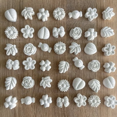 Molde silicona de flores 