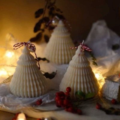 Molde silicona árbol navidad 