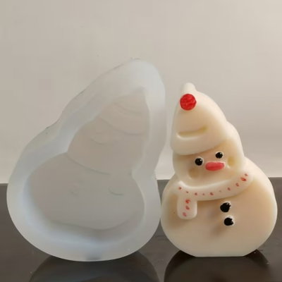 Molde silicona muñeco de nieve 