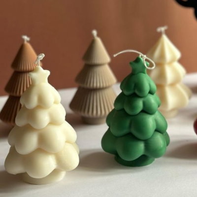 Molde árbol de navidad capas con estrella