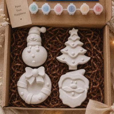 Molde silicona figuras navidad x 7