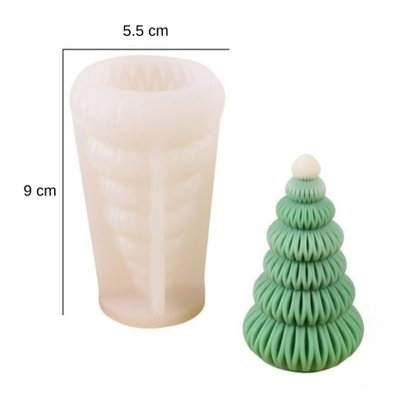 Molde silicona árbol navideño (pequeño)