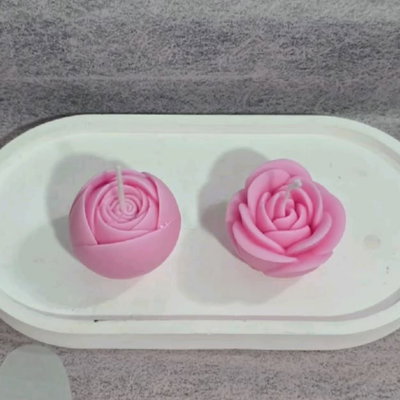 Molde silicona rosa inglesa chico 