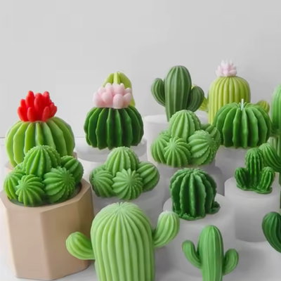 Molde silicona cactus 