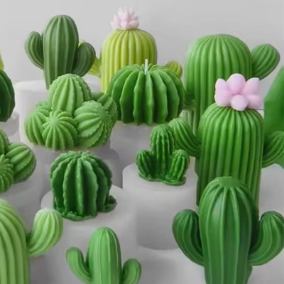 Molde silicona cactus pequeño