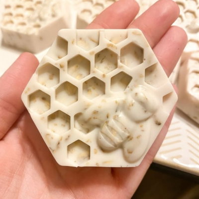 Molde silicona forma hexágono con diseño x6
