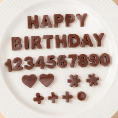 Molde letras happy birthday