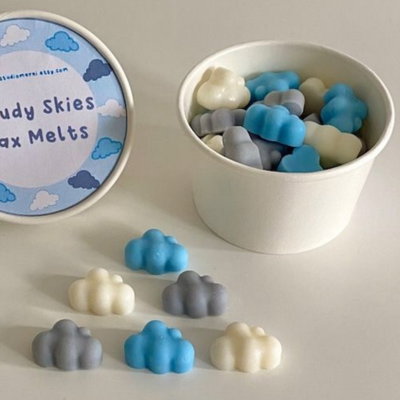 Molde silicona mini nubes
