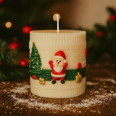 Molde silicona papa noel