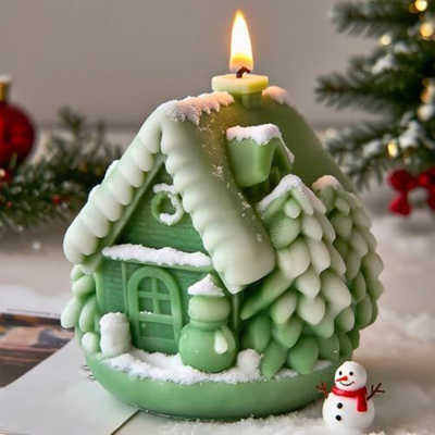 Molde casita navideña II