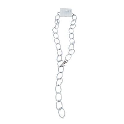 Collar cadena labrada Plateado