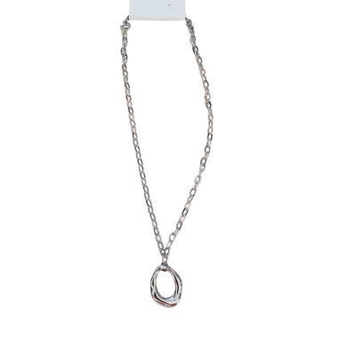 Collar cadena ovalo irregular