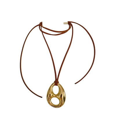 Collar Gamuza irregular