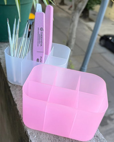 Porta pinceles con divisiones