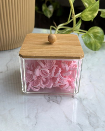 Caja organizadora con tapa madera