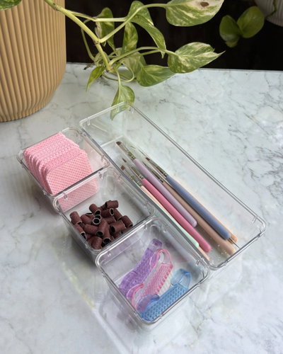 Box organizador por 4 PCs