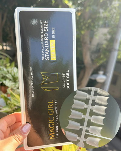 Tip soft gel híbrido coffin Magic