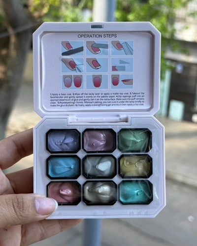 Paleta de color pasteles uv led charm limit