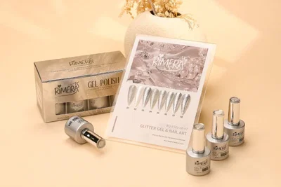 Coleccion Semi Rimera Plateado 8ml