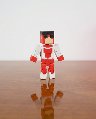 Llavero Minecraft invincible omni-mark 