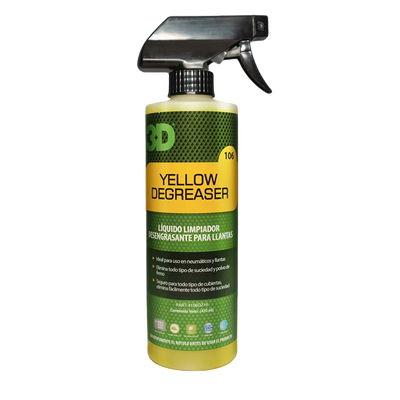 3d Yellow Degreaser 500ml - Desengrasante Para Llantas