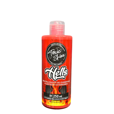 Toxic Shine Hells 250ml - Acondicionador De Cubiertas y plásticos
