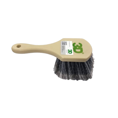 3D Cepillo Multipropósito Cerdas Suaves Gris - Mango Corto