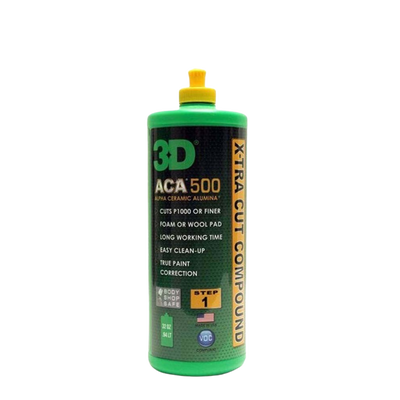 3D Aca 500 X-Tra Cut Compound 1L - Pulidor De Corte (Paso 1)