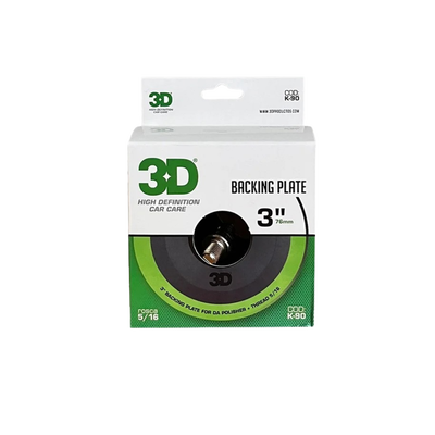 3D Backing Plate 3"- Rosca 5/16