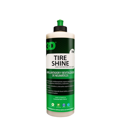 3D Tire Shine 500ml - Acondicionador Multiuso