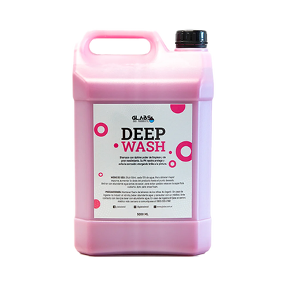 Glabs Shampoo Deep Wash 5L - Ph Neutro Con Cera