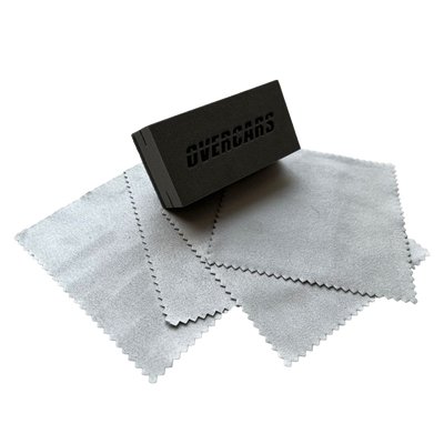 Overcars Kit Block + 4 Suede Toallas Aplicadoras Ceramico
