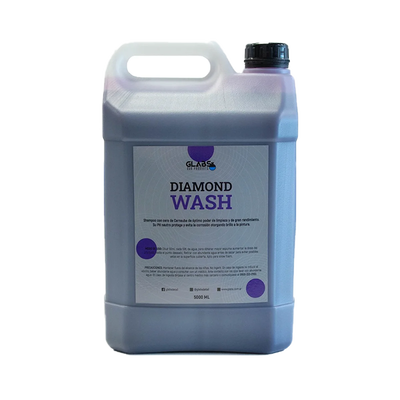 Glabs Shampoo Diamond Wash 5L - Ph Neutro Con Cera Carnauba