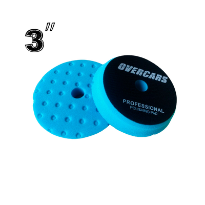 Overcars Pad Espuma 3" Dual Azul - Polish