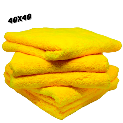 Overcars Microfibra Multiuso 40X40 Amarilla 650Gsm