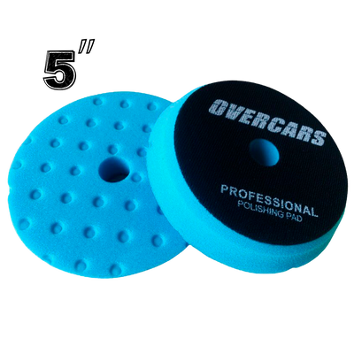 Overcars Pad Espuma 5" Dual Polish - Azul