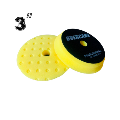 Overcars Pad Espuma 3" Dual Amarillo - Corte