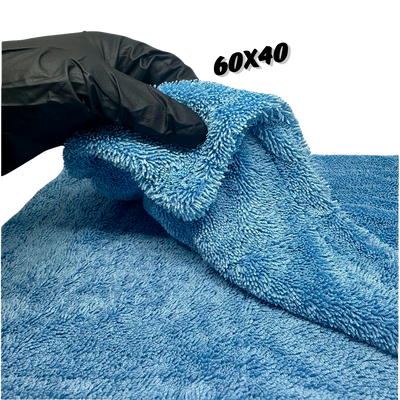 Overcars Microfibra Secado 60X40 Celeste 1200GSM