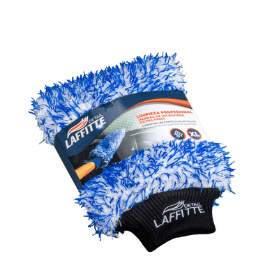 Laffitte Manopla De Lavado Microfibra Extra Suave XL - Guante Lavado