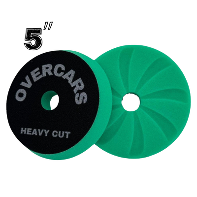 Overcars Pad De Espuma 5" Spiral Corte Alto Verde