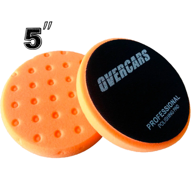 Overcars Pad De Espuma 5" Ccs Naranja - Corte Medio