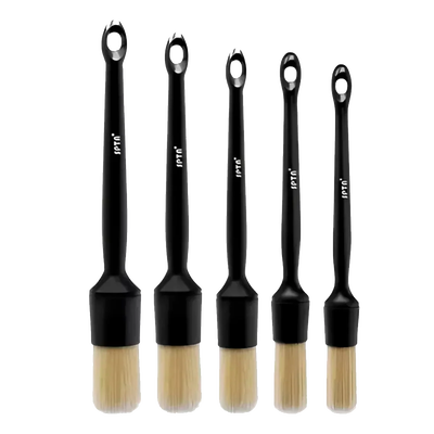 Spta Set X 5 Brochas Negras Detailing - Pinceles Detalladores