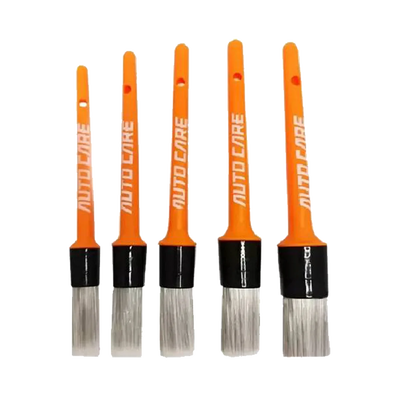 Autocare Set X 5 Brochas Naranjas - Pinceles Detalladores