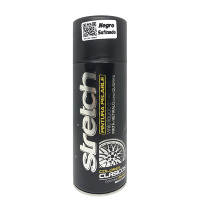 Stretch Negro Satinado 440ml - Aerosol